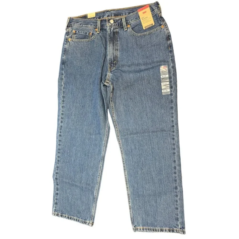 Levi Strauss Co 550 Relaxed Fit Blue Denim Jeans Mens W36‎ L29 |P1